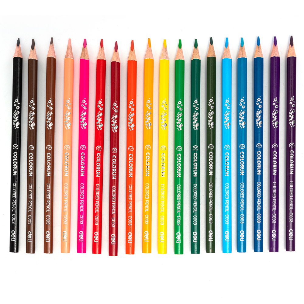 Цветные карандаши "ColoRun", 18 цветов