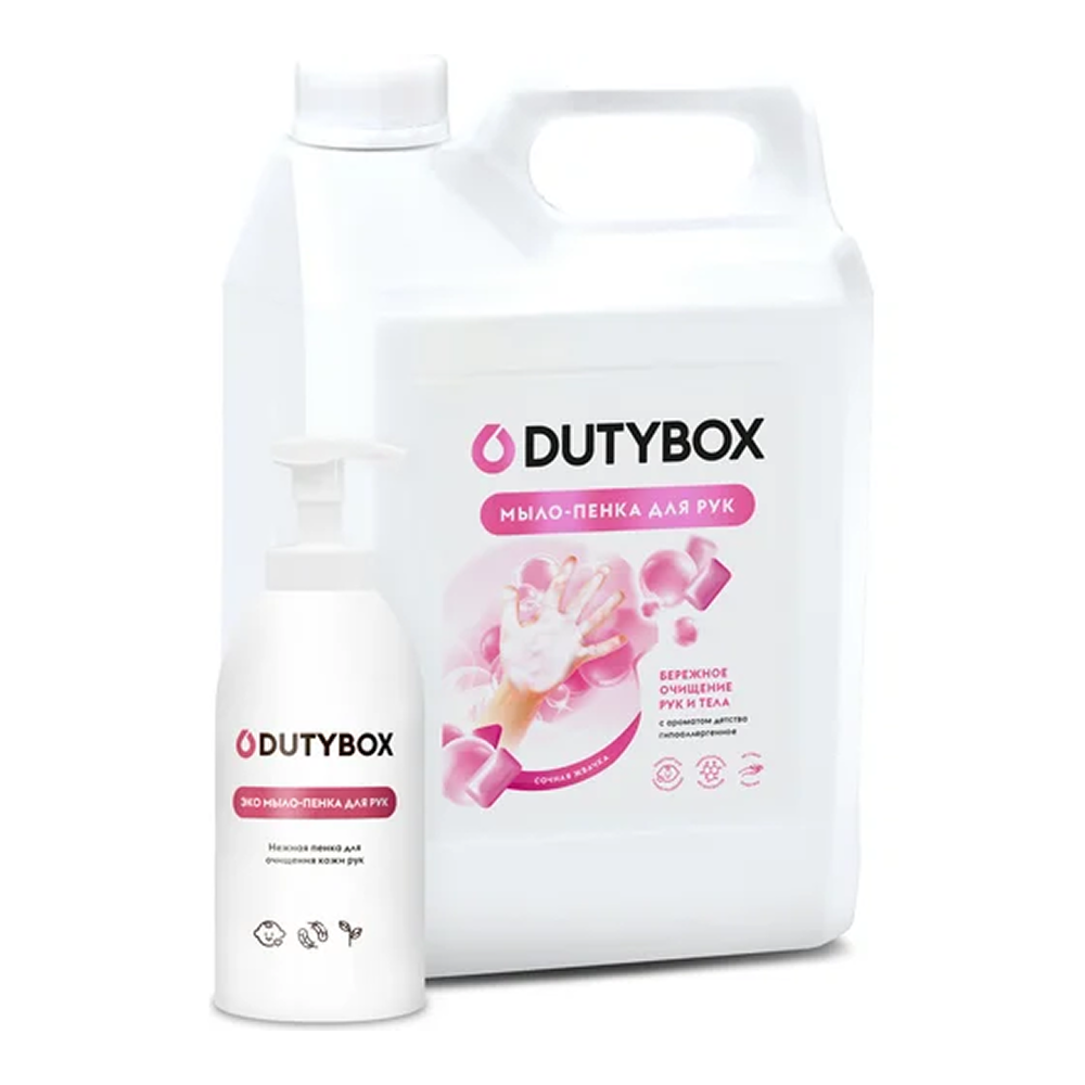 Мыло-пена Dutybox Bubble gum, экологичное, 5 л (+ ёмкость)