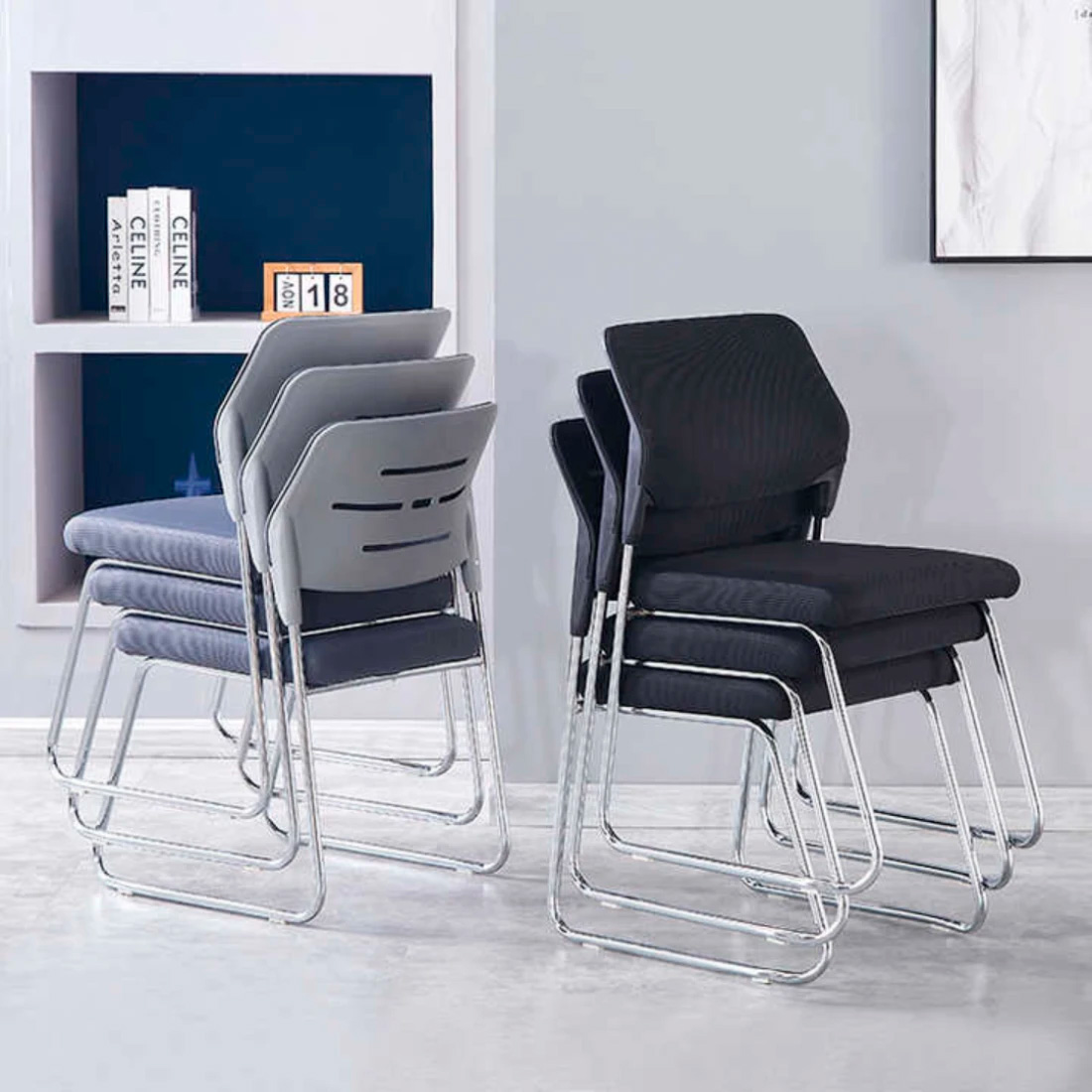Кресло д/посетителей SitUp SKY Chrome сетка, черный