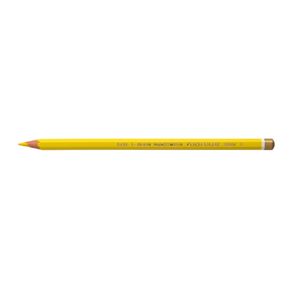 Карандаш цветной Koh-I-Noor "Polycolor 3800", 003 желтый хром