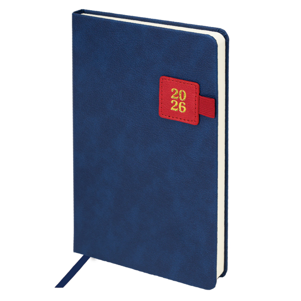 Еженедельник датированный "Accent", А5, 336 страниц, синий, 2026