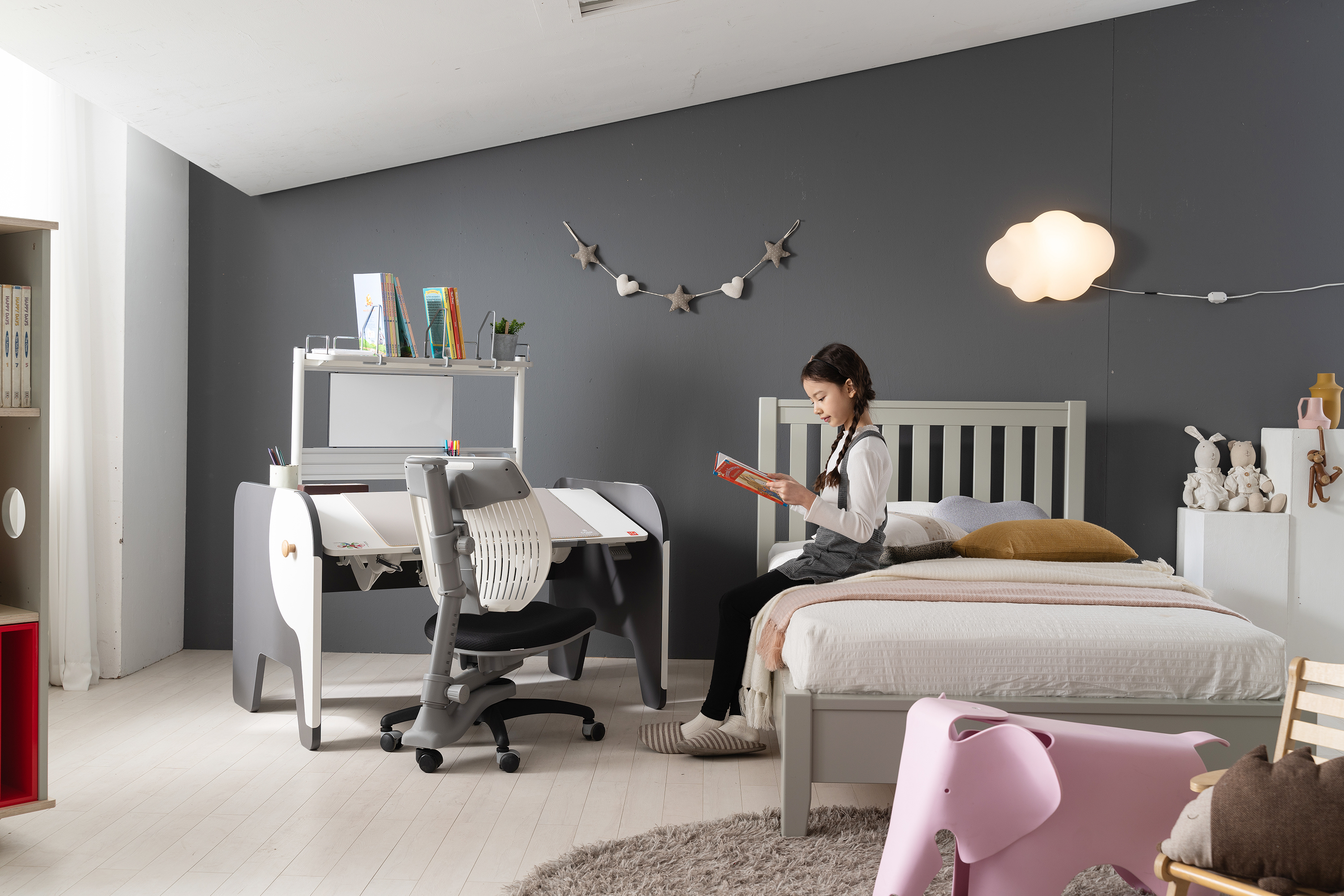 Стол Comf-Pro Elephant Desk UR-3, 1155х700х(340-815) мм, белый, серый - 12