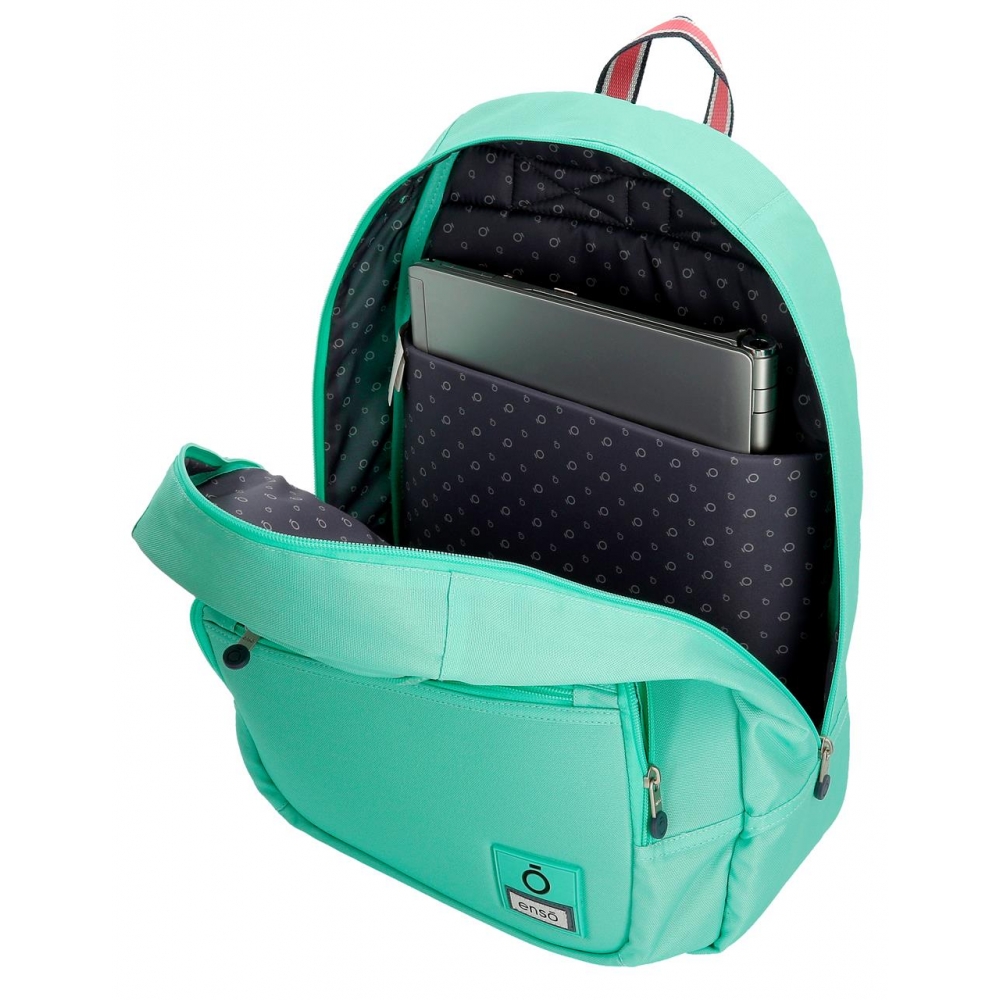 Рюкзак молодежный Enso "Basic" L, бирюзовый - 5
