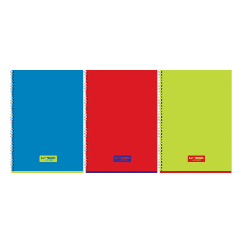 Тетрадь "Copybook", А4, 120 листов, клетка, ассорти