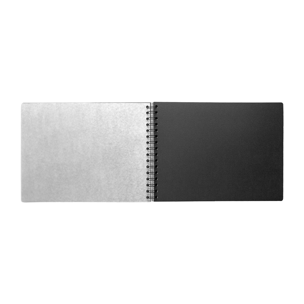 Скетчбук для пастели "GrafArt" с калькой, 270 г/м2, А4, 20 листов, черный - 2