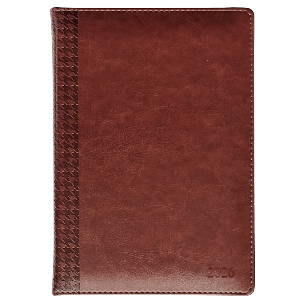 Ежедневник датированный "Lozanna", А5, 352 страницы, коричневый, 2026