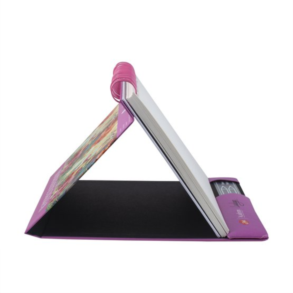 Скетчбук для акварели "Ладога", 17.5х25 см, 20 листов, розовый - 5