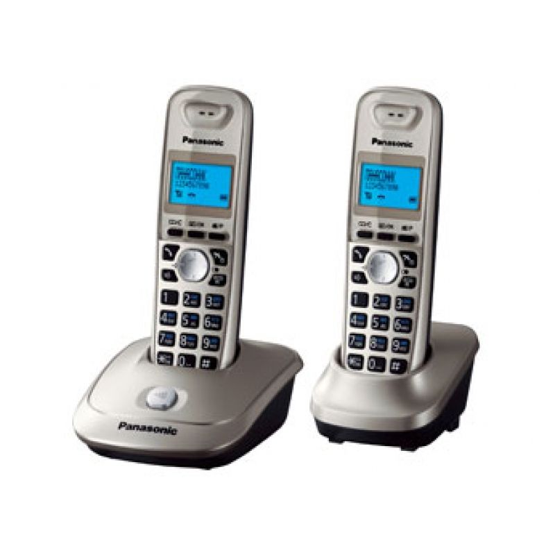 Телефонный аппарат Panasonic "KX-TG2512RU", серый металлик