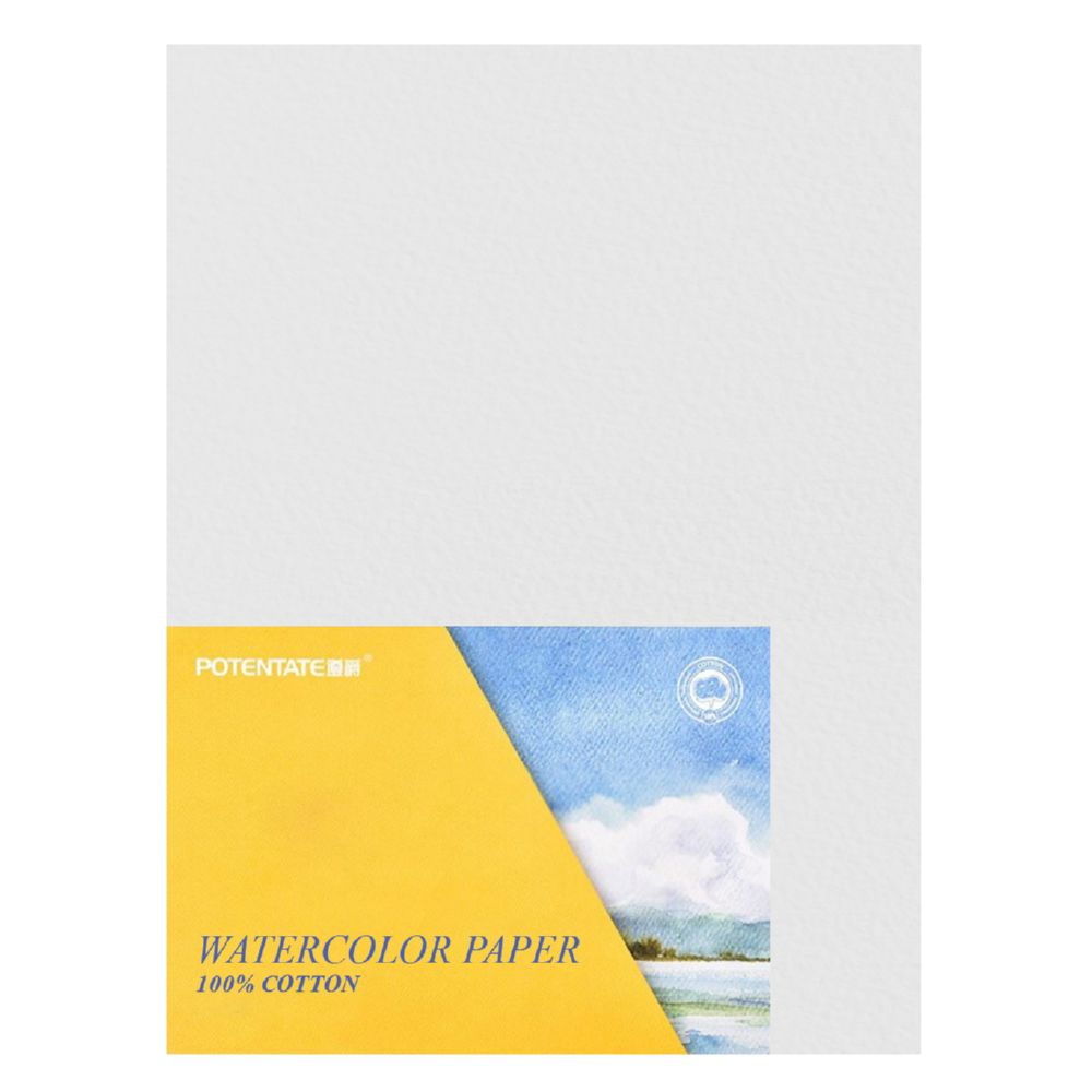 Бумага для акварели "Potentate", хлопок, торшон