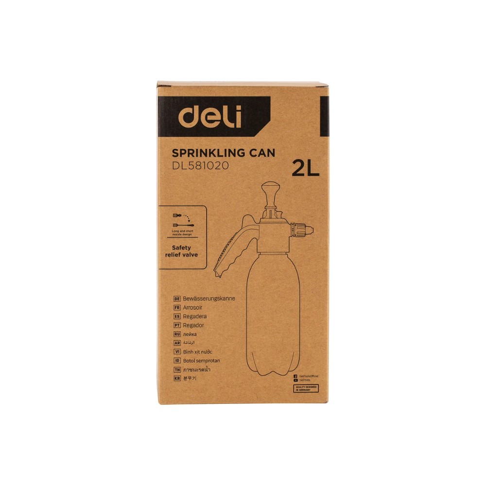 Опрыскиватель Deli GS EDL581020, помповый, 2 л, голубой - 8
