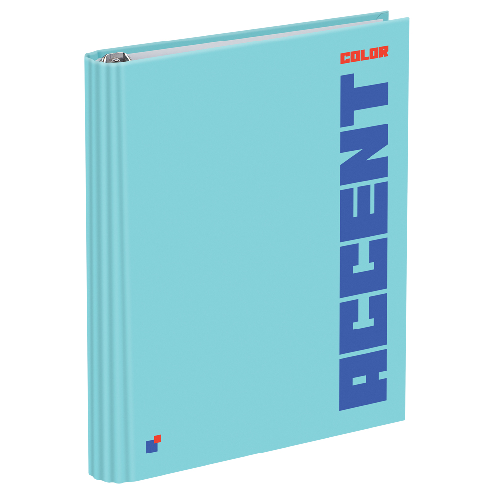 Тетрадь "Accent color", А5, клетка, на кольцах, разноцветный