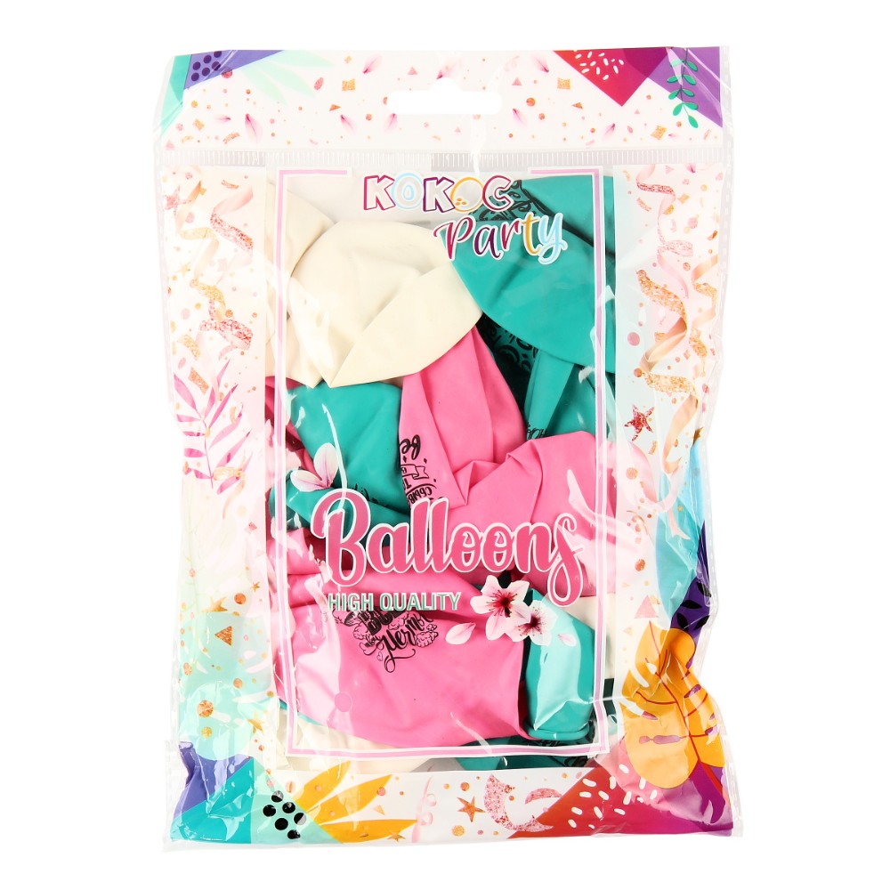 Шар воздушный "Для тебя!", 25 шт, с рисунком, ассорти