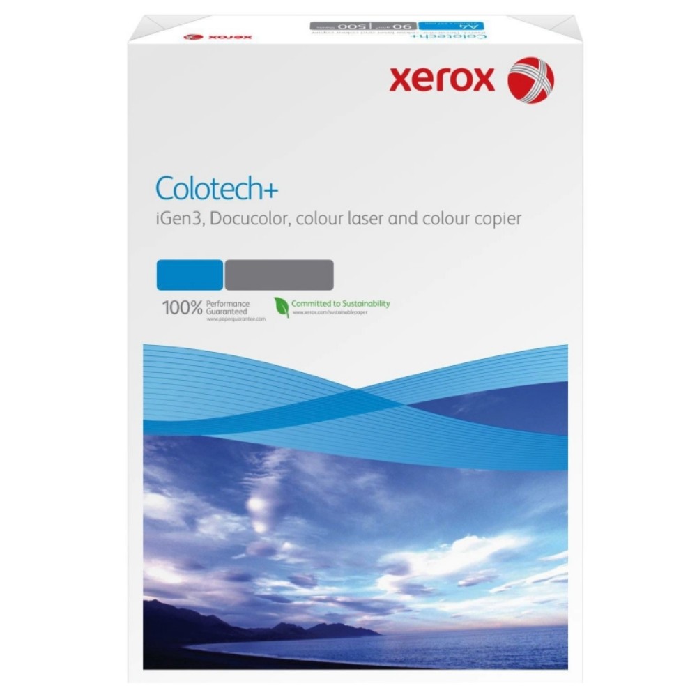 Бумага для лазерной печати "Xerox Colotech+", A3, 500 листов, 100 г/м2