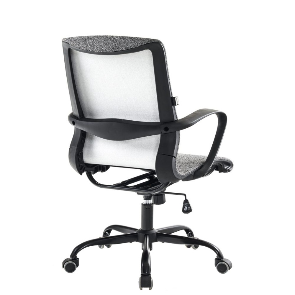 Кресло д/персонала EVERPROF Zero, ткань, металл, черный - 4