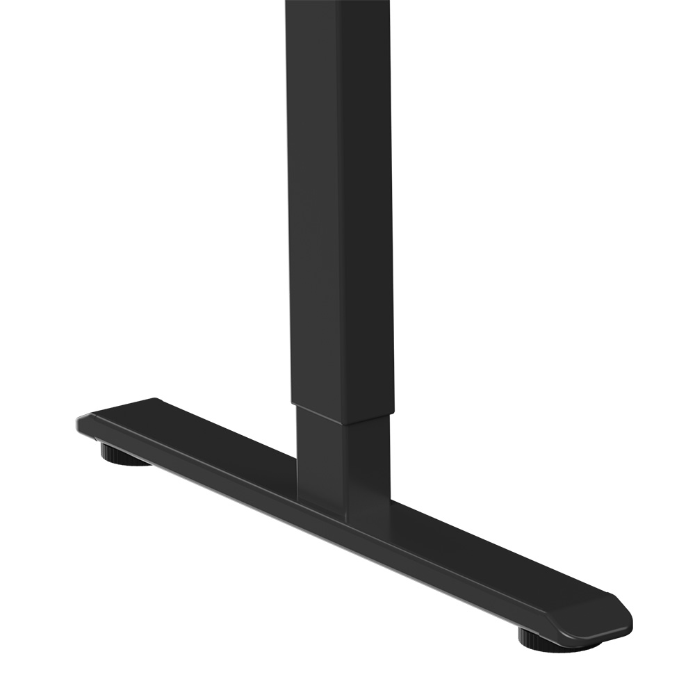 Стол с электроприводом WellDesk Prime 1300x675х18 черный/дуб санта-фе винтаж (9191461+9178196) - 8