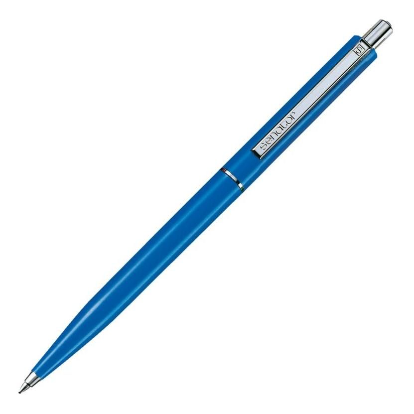 Ручка шариковая автоматическая "Senator Point Polished", 1.0 мм, синий, стерж. синий