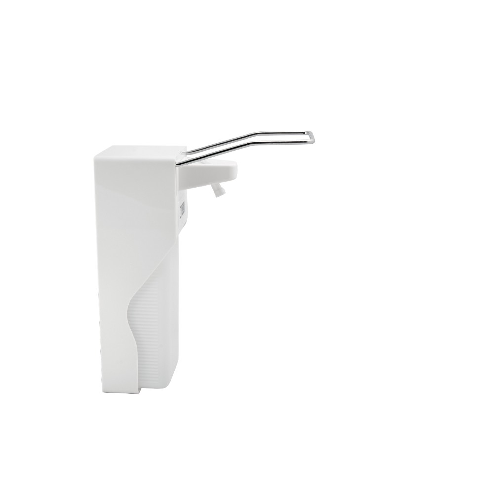 Диспенсер BXG ESD-2000 для мыла жидкого 1л, локтевой, пластик, белый - 5