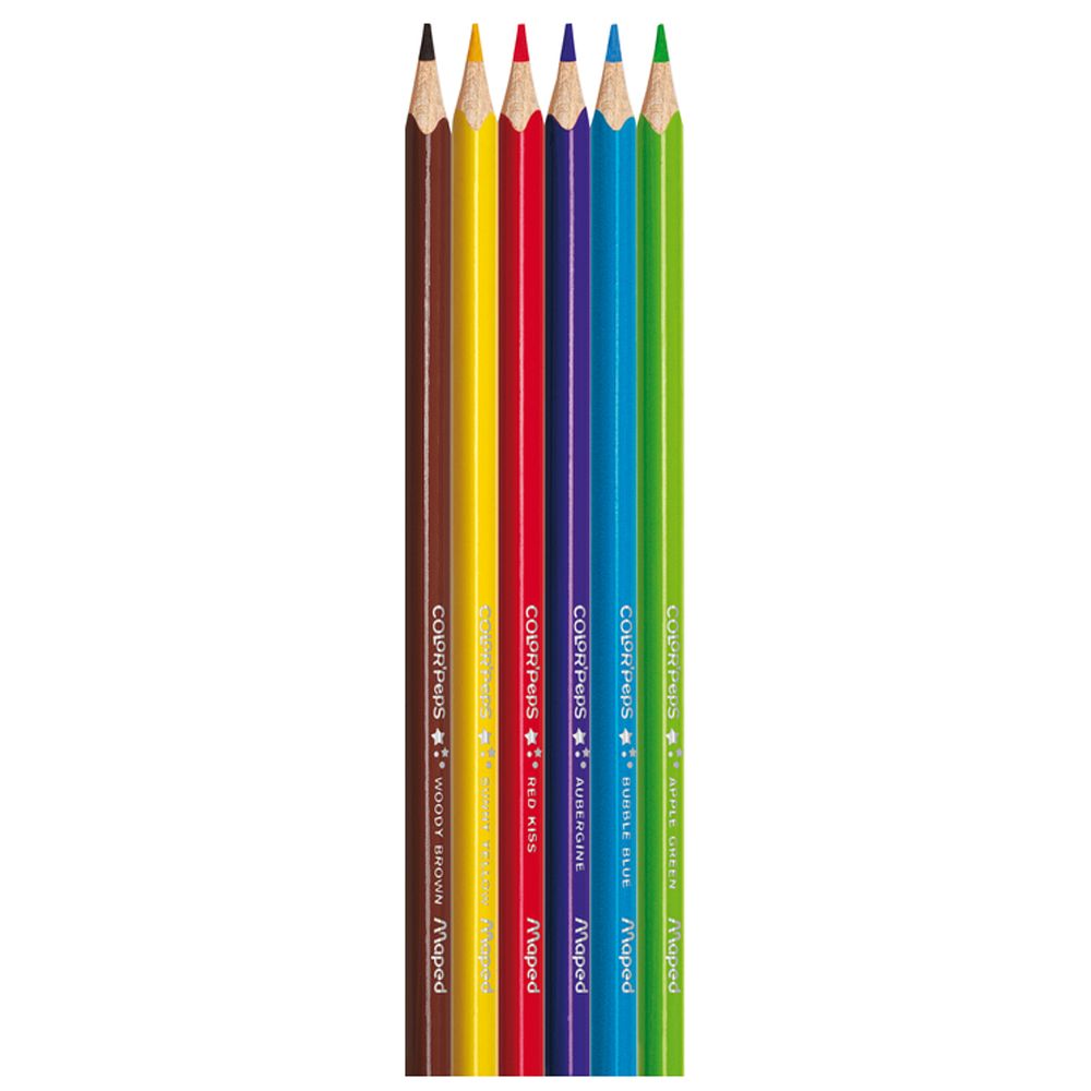 Цветные карандаши Maped "Color Peps", 6 цветов - 3