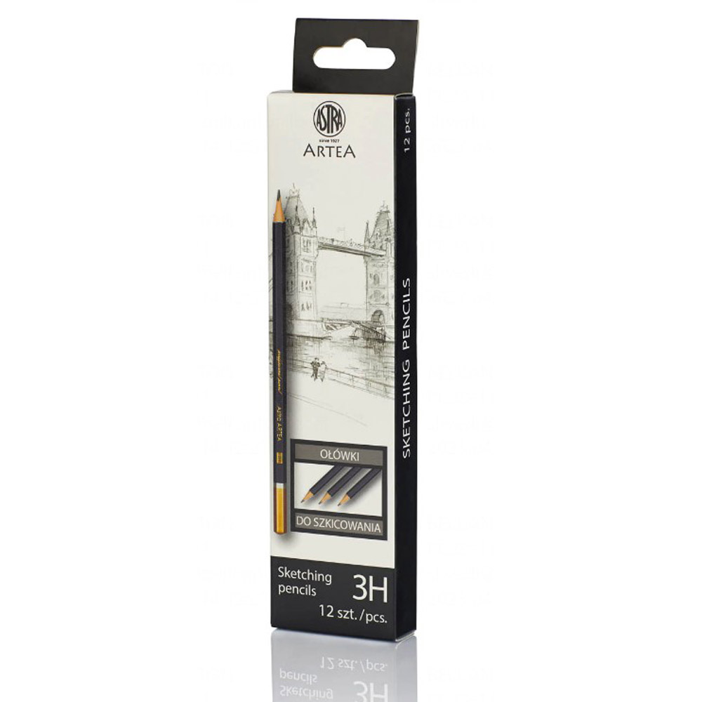 Карандаш чернографитный "Artea", 3H