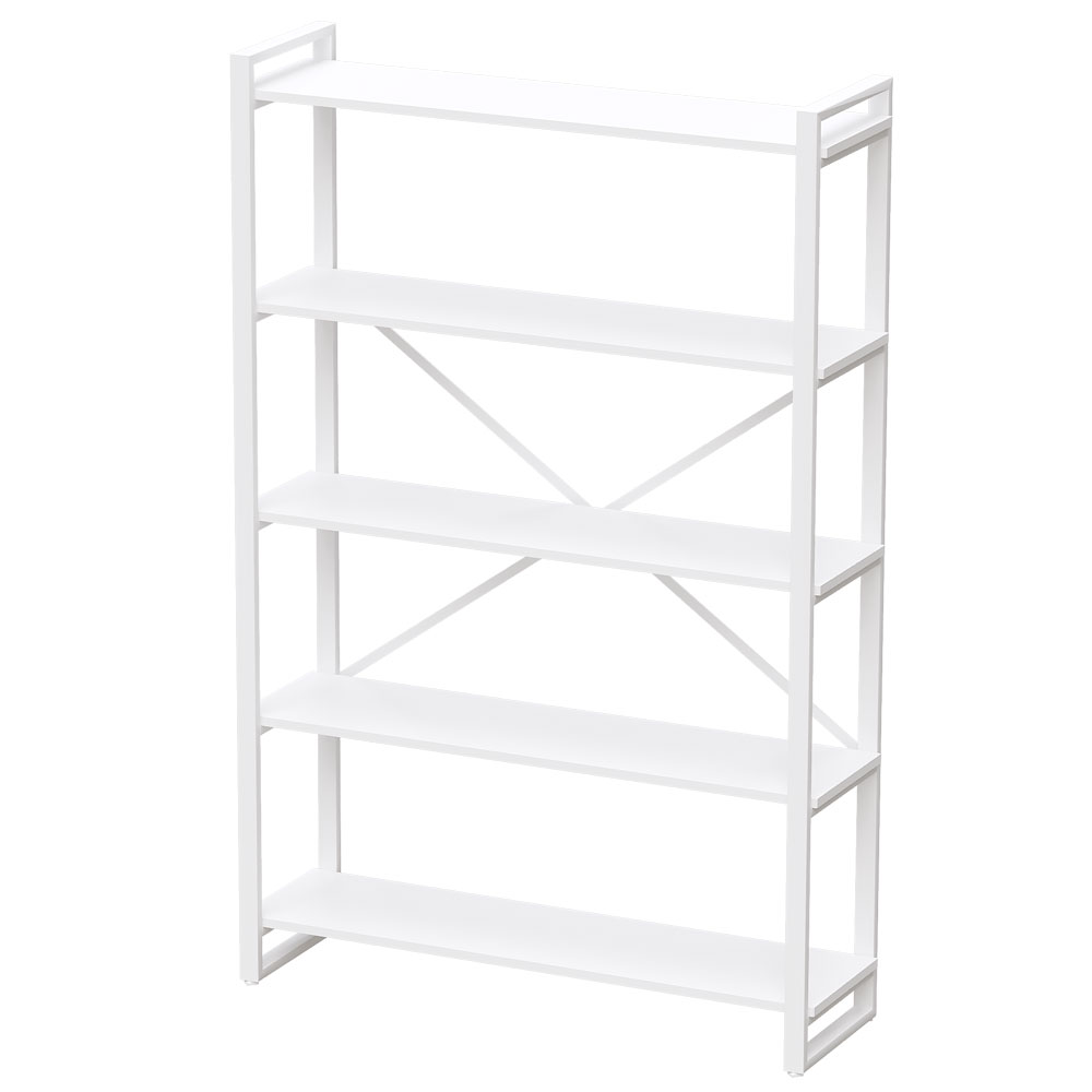 Стеллаж "Loft CH-4", 1200х350х1820 мм, белый, белый крафт