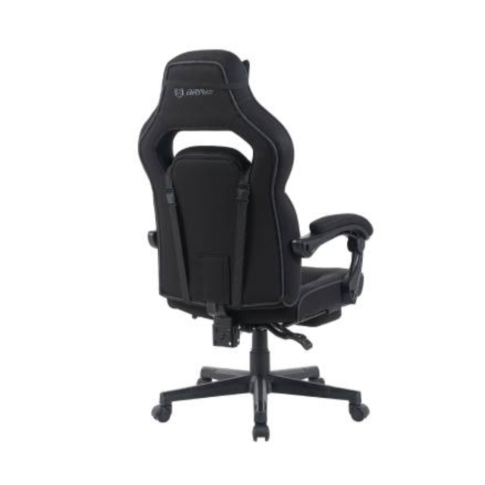 Кресло игровое BRAVE WS-5-1 Wong Black, ткань, черный - 5