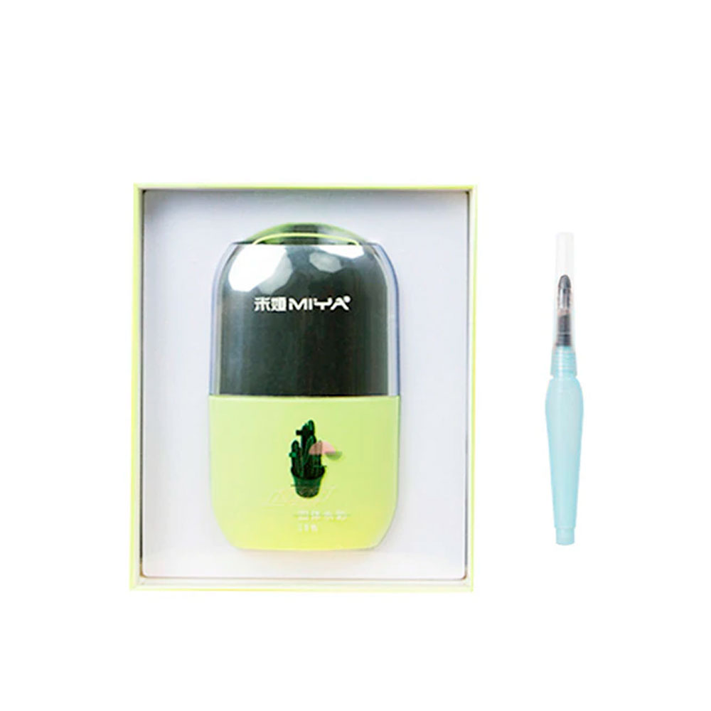 Набор для рисования акварелью "Himi Miya" (краски 18 цветов, кисть, бумага, стакан), желтый футляр