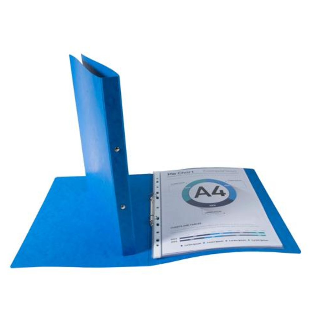 Папка на кольцах "Exacompta", картон, 20 мм, А4, синий