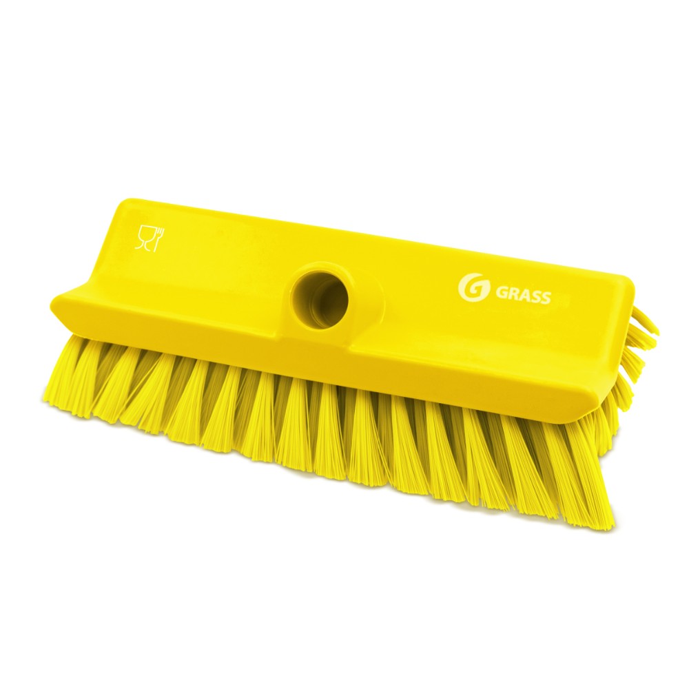 Щетка для пола угловая "Grass", 28 см, желтый 