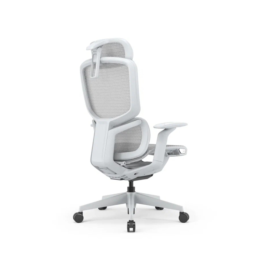Кресло компьютерное SitZone E-JX-002А, сетка, пластик, белый - 4