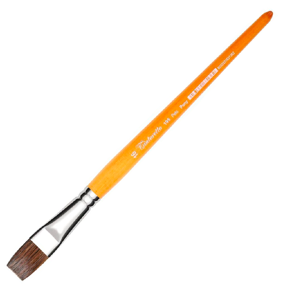 Кисть для рисования "Tintoretto Pony", плоская