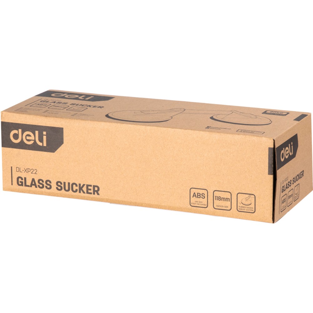 Стеклодомкрат Deli YS EDL-XP22, двойной, до 80 кг, желтый - 4