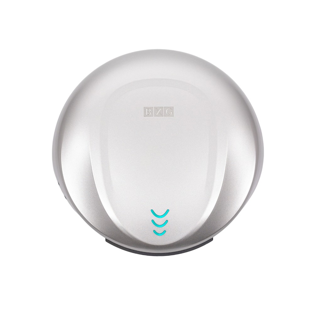 Электросушилка для рук BXG-300C, пластик, хром - 2