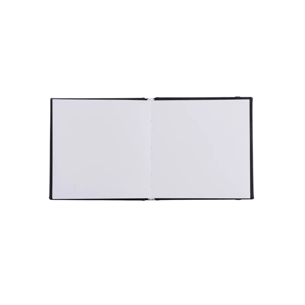 Скетчбук для графики "GrafArt white", 40 листов, 12х12 см, 160 г/м2, черный - 3