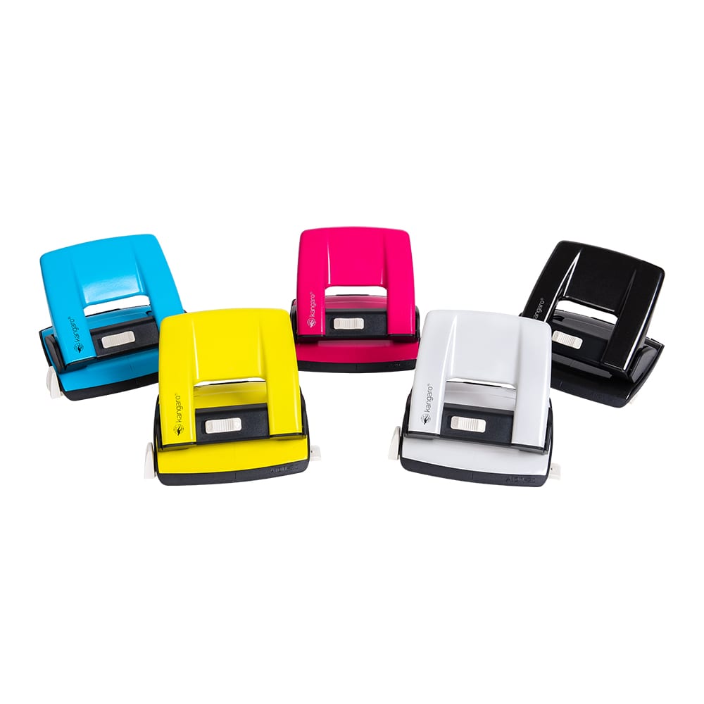 Дырокол Kangaro "Aion-20", 20 листов, голубой