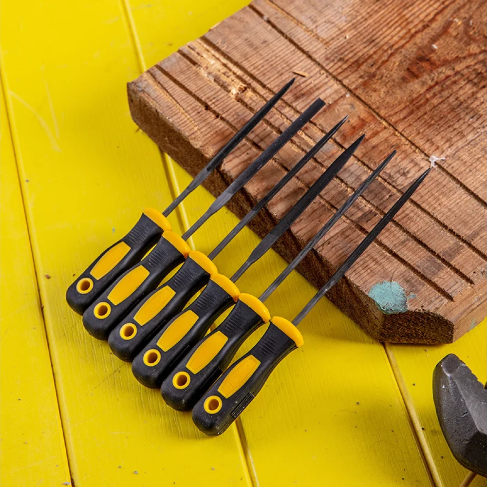 Набор надфилей Deli YS EDL2141, 160 мм, 6 шт. - 5