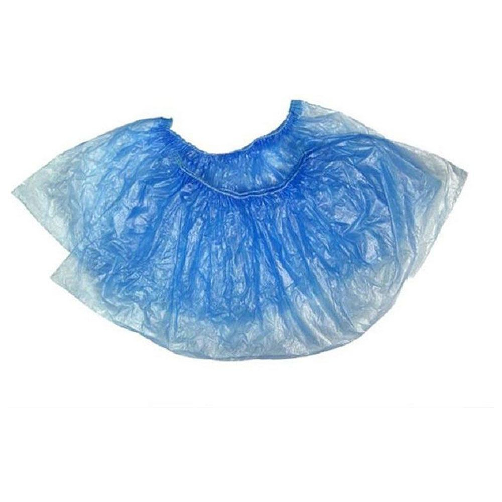 Бахилы стандарт, 20 мкм, 2,5 г, ПНД, 50 пар/упак, синий