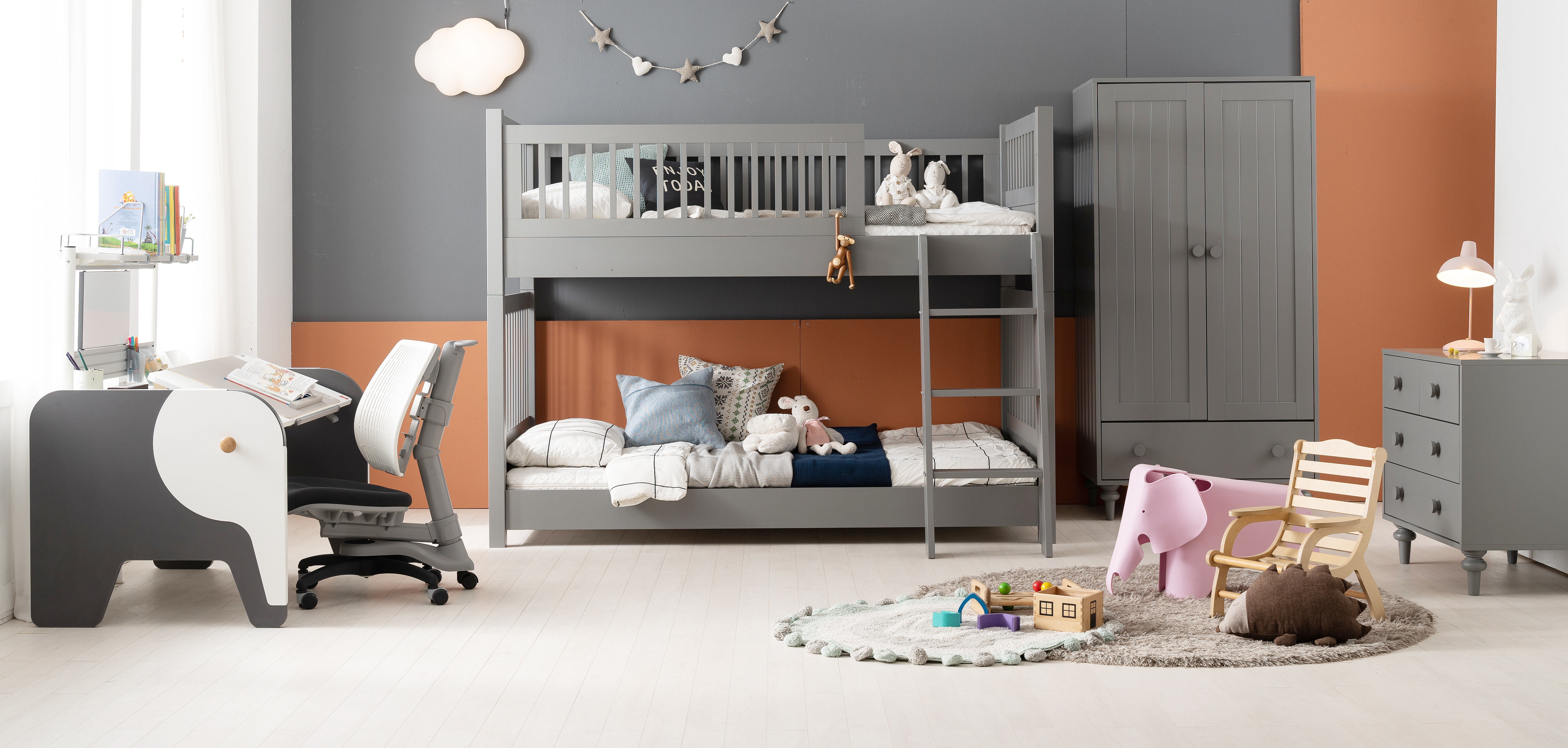 Стол Comf-Pro Elephant Desk UR-3, 1155х700х(340-815) мм, белый, серый - 13