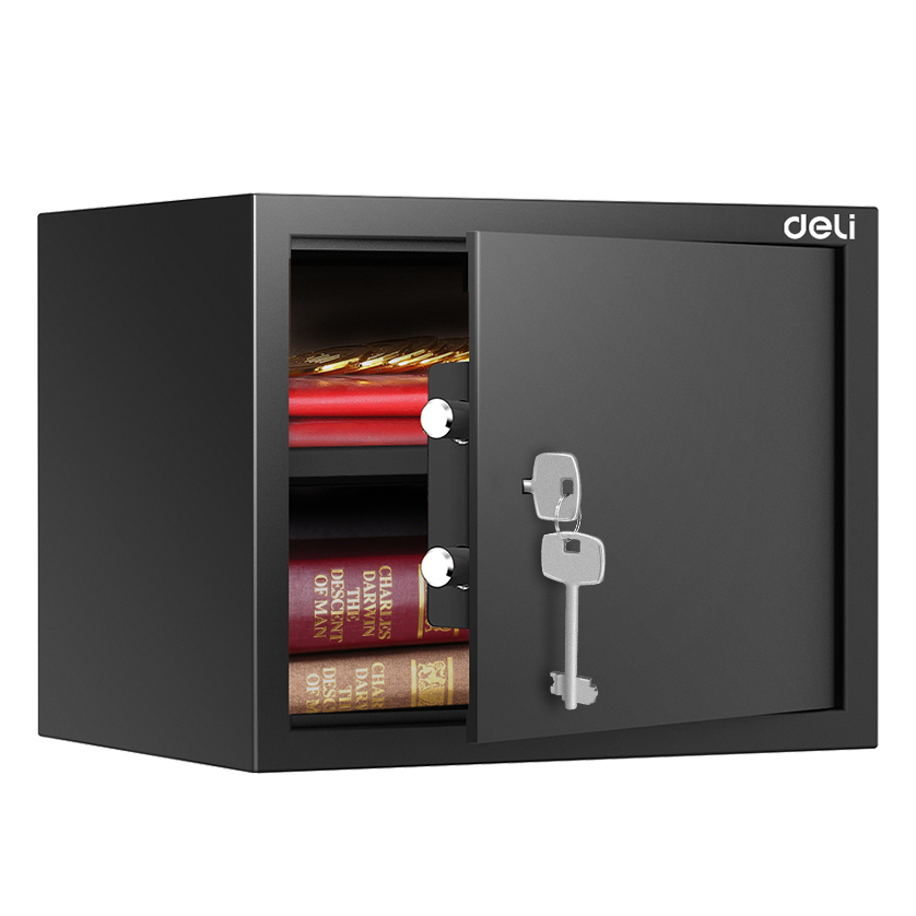 Офисный сейф "DELI ET 563", 300x380x300 мм 