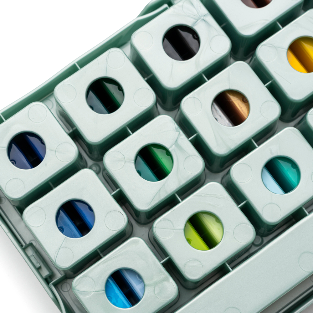 Краски акриловые"Himi Jelly Cup", набор 36 цветов, 12 мл, кювета - 4