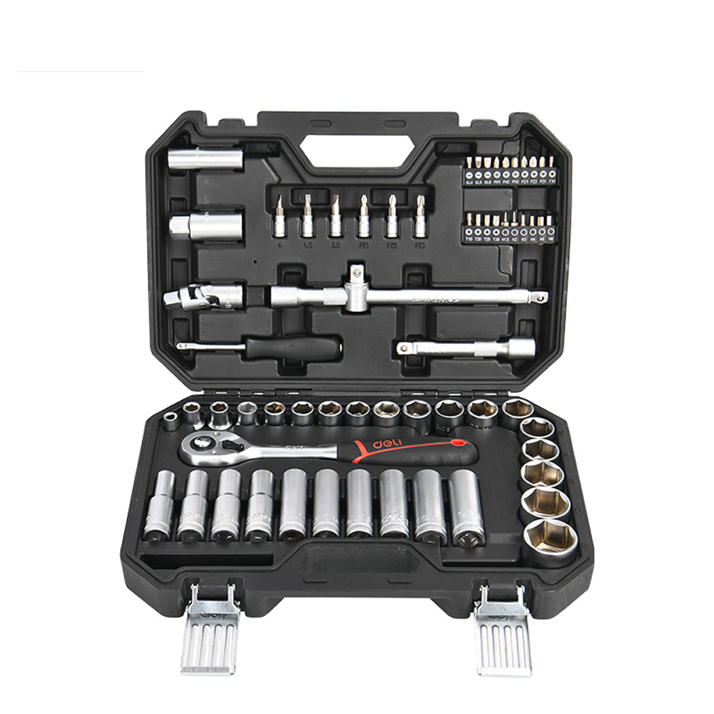 Набор инструмента 1/2" Deli RS EDQ43062, 62 шт.