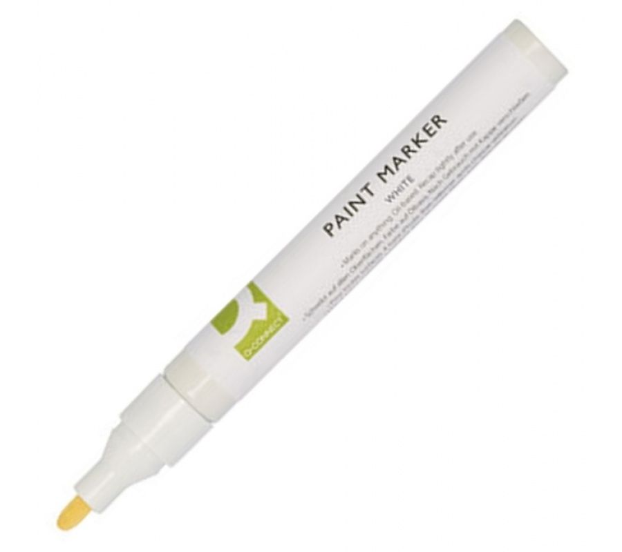 Маркер перм., на нитрокраске "KF14452" белый, блистер