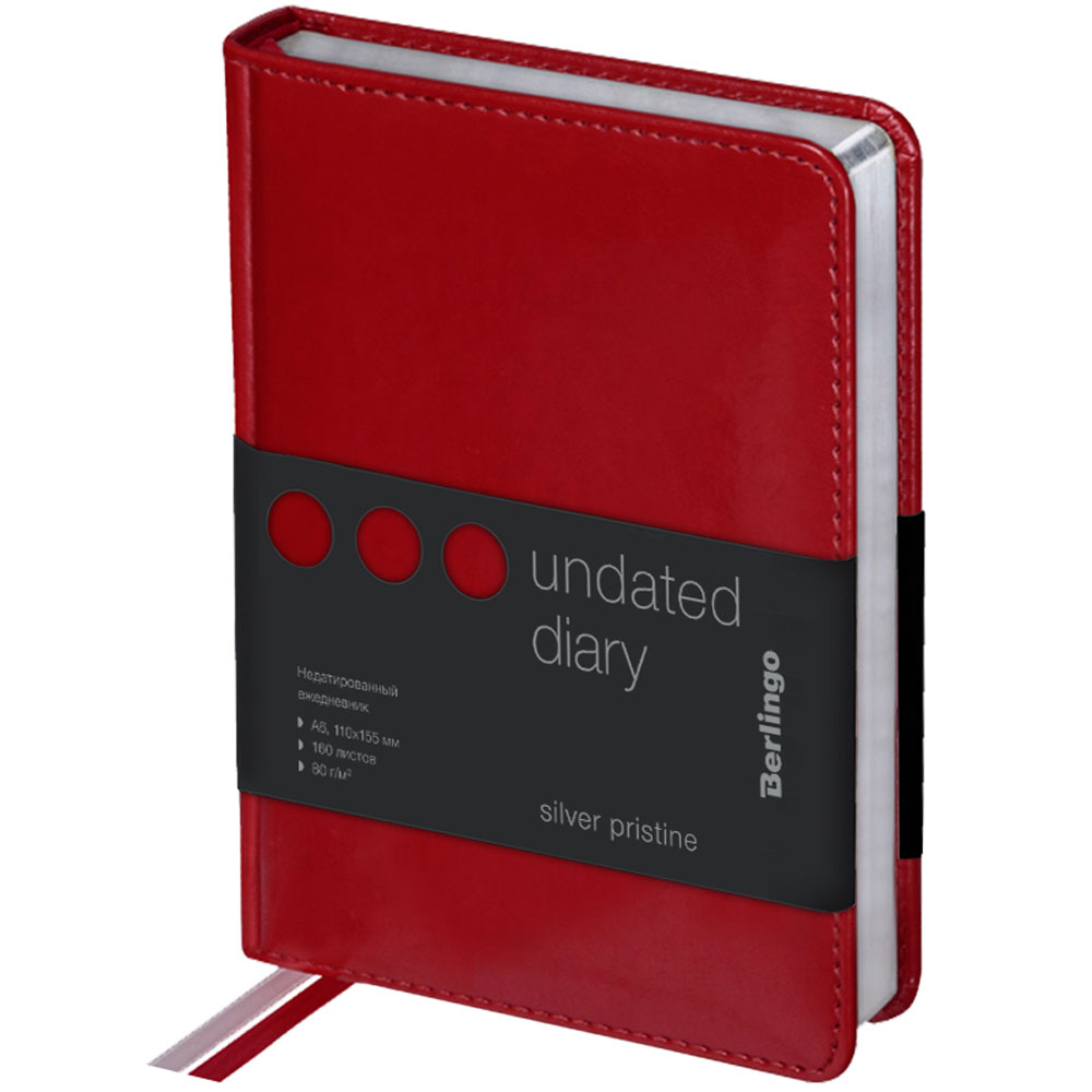  Ежедневник недатированный "Silver Pristine", А6