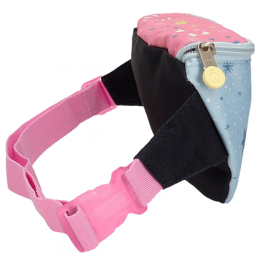 Сумка поясная Enso "Dreams come true", розовый, голубой