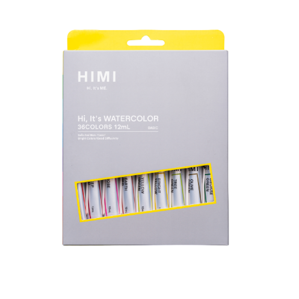 Краски акварельные "Himi Miya", 36 цветов, тубы - 2