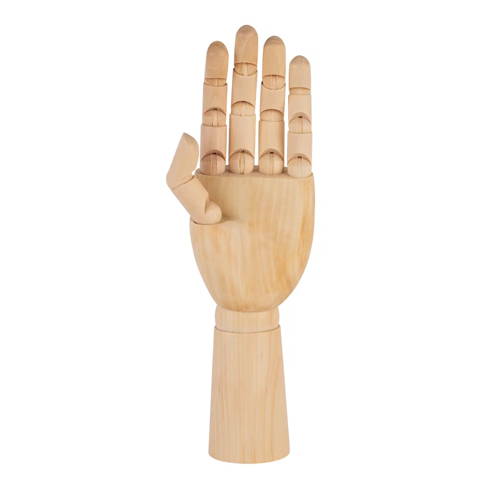 Манекен рука "Сонет" мужская левая, деревянный, 30 см