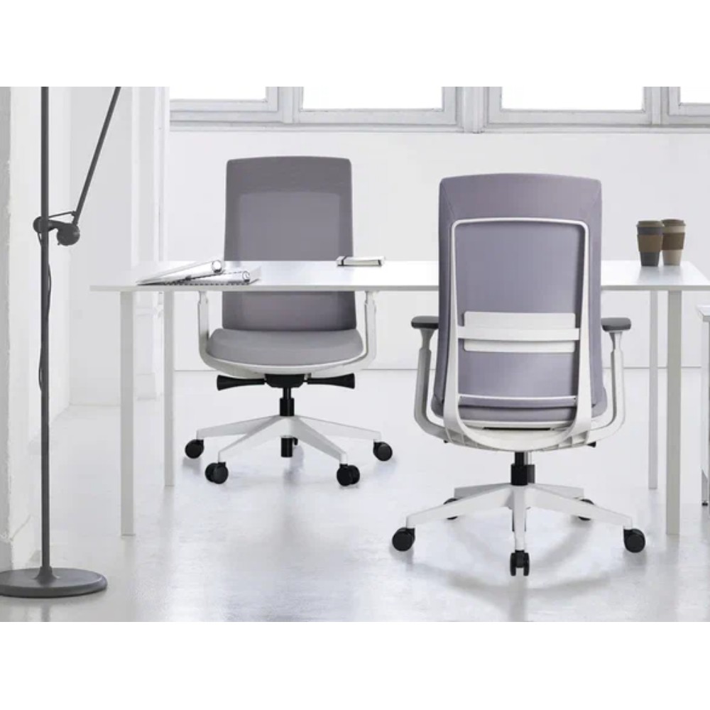 Кресло компьютерное SitZone E-VL002A, сетка, ткань, пластик, черный - 10