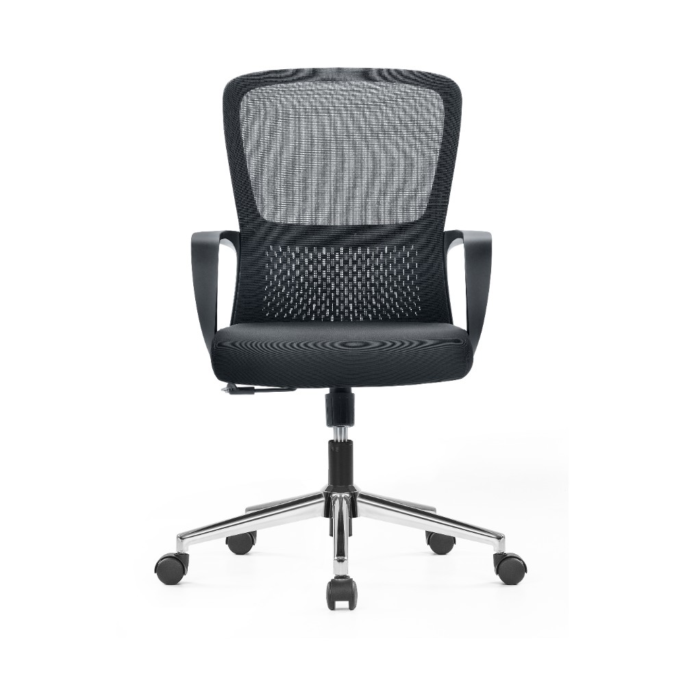 Кресло компьютерное SitZone U-069B, сетка, ткань, черный - 2