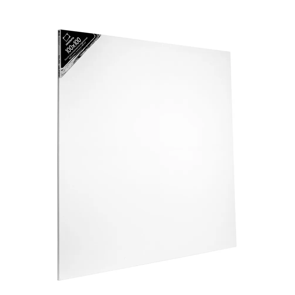 Холст на подрамнике "Малевичъ", 100х100 см, хлопок, 380г/м2 