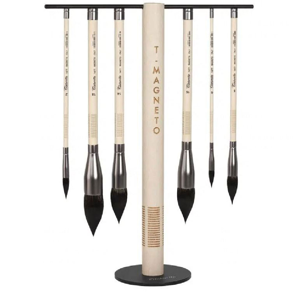 Кисть для рисования "Tintoretto Magneto", имитация белки, круглая, №0 - 2