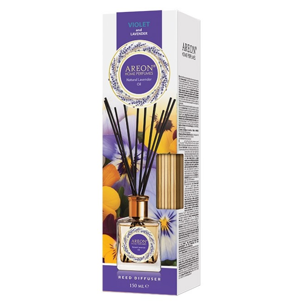 Аромадиффузор Areon Home perfume sticks фиалка и масло лаванды, 150 мл - 3